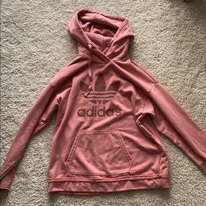 Adidas women’s hoodie-peach